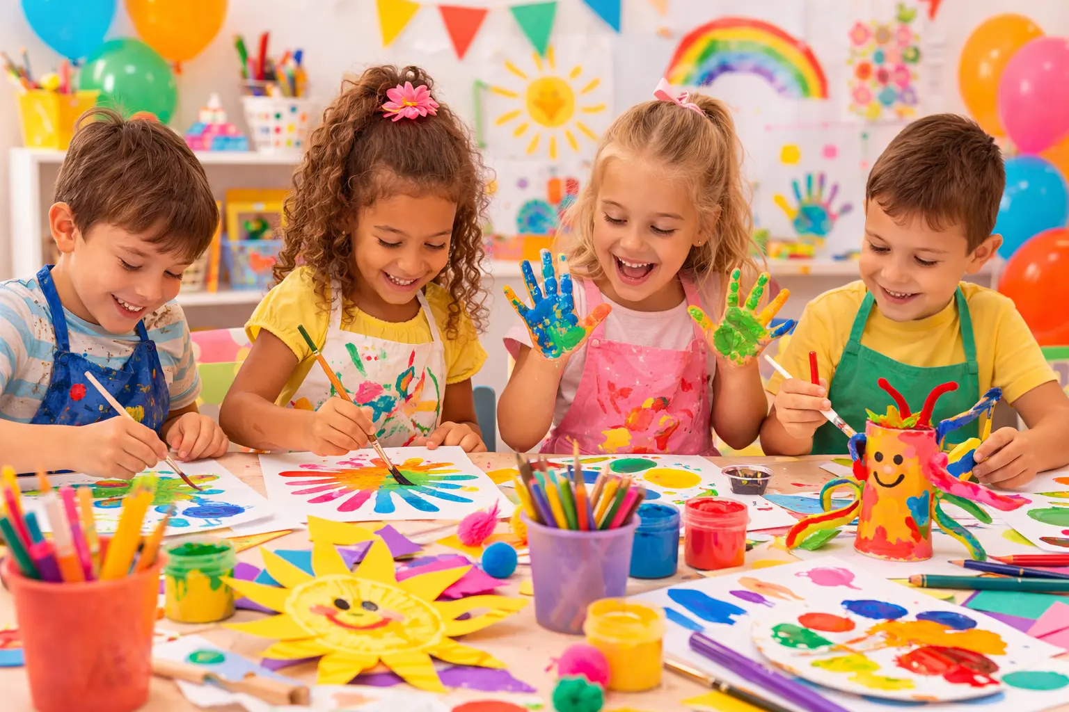 artes plásticas para crianças