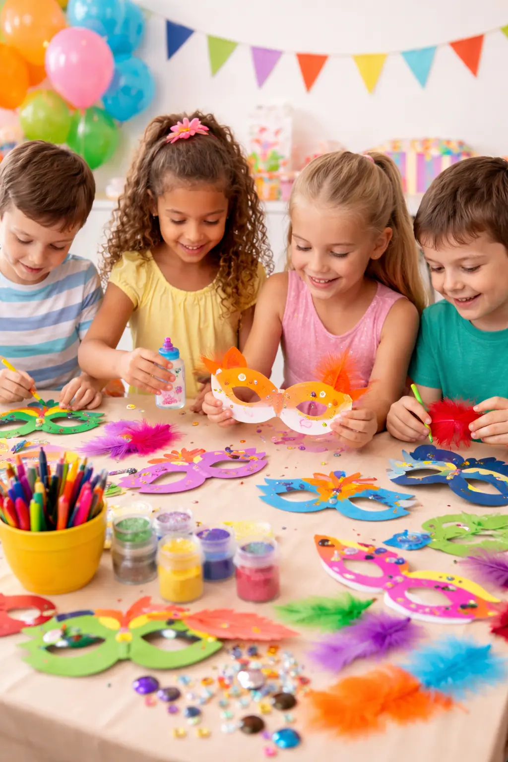 criação de máscaras para crianças