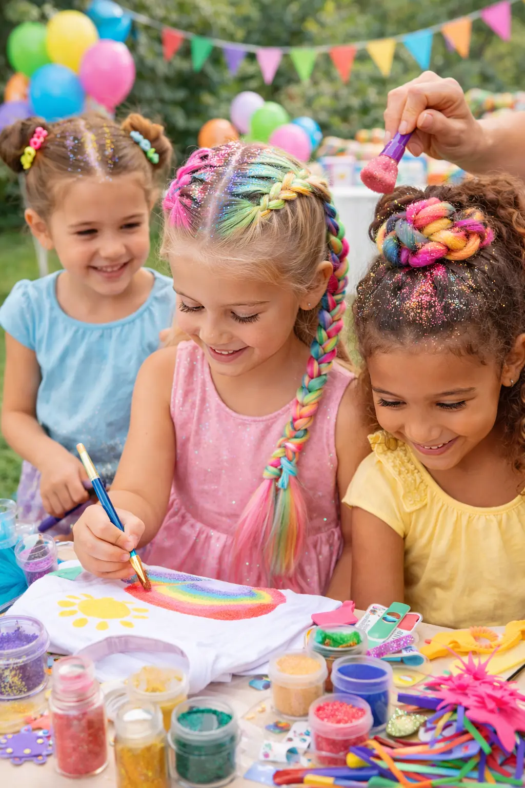 penteados criativos para crianças