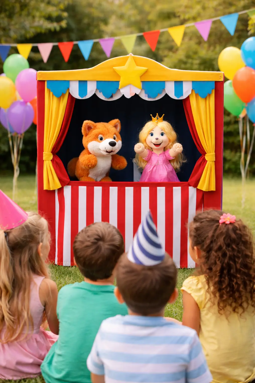 teatro de fantoches para crianças