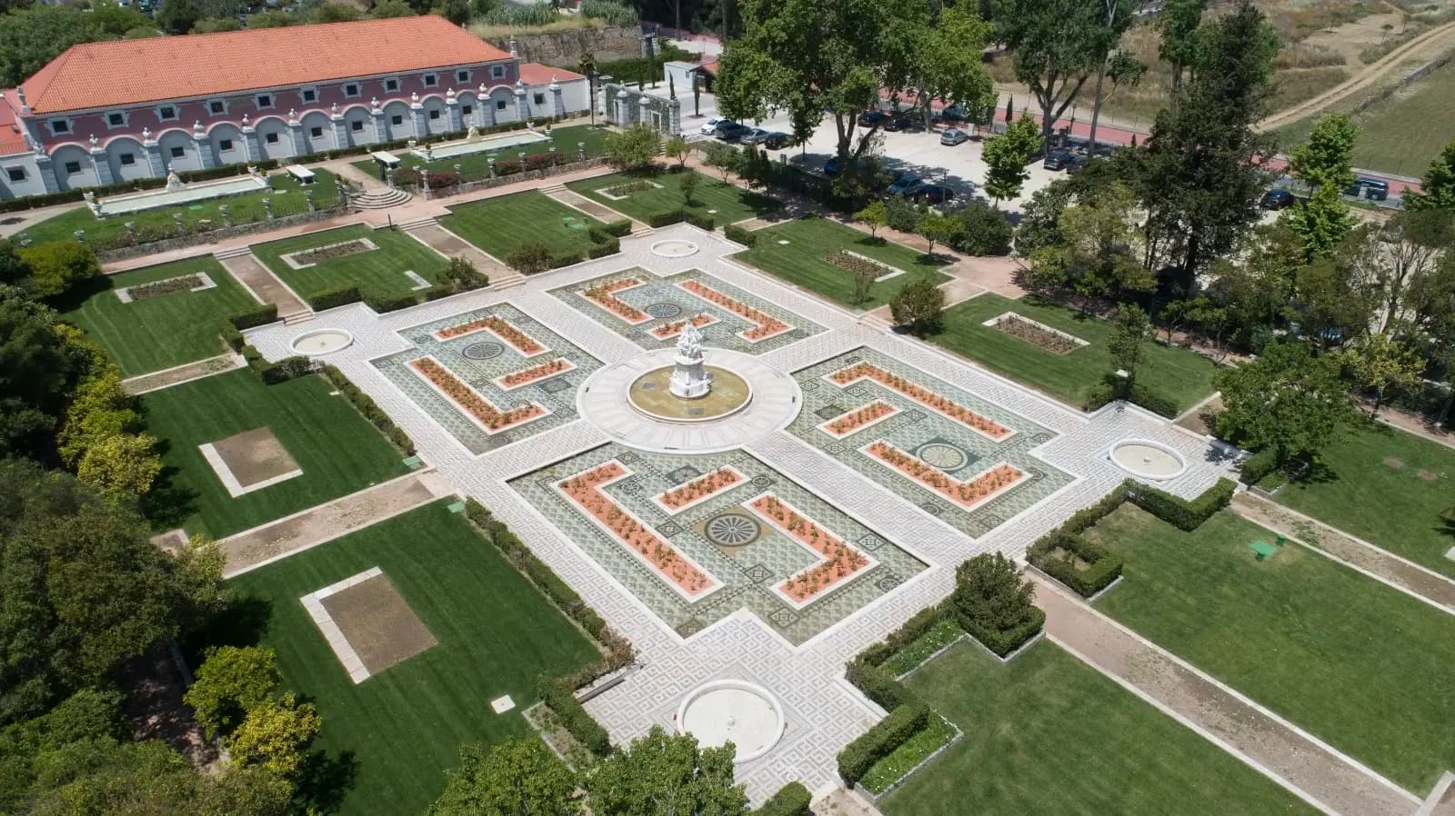 Jardim do Palácio do Marquês de Pombal em Oeiras